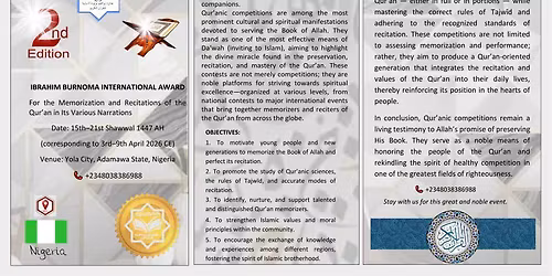 Bornoma International Quran Award 