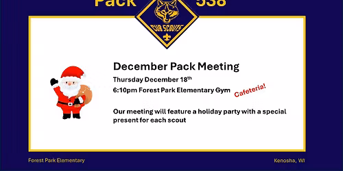December Pack Meeting