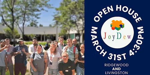 JoyDew Open House March 31st - Livingston, NJ