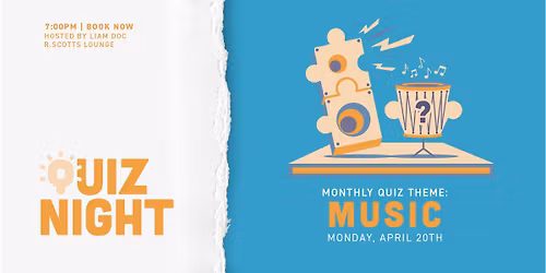 Music Quiz Night - April