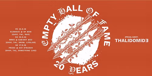 20 Years of Empty Hall of Fame - Praha
