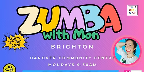 Zumba with Mon @ Hanover Community Centre - Mondays 9.30am