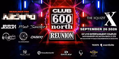 Club 600 North 2026 reunion