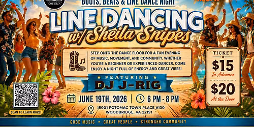 Line Dance with Sheila Snipes.