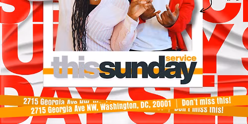 SUNDAY SERVICE @ FirstLoveDC