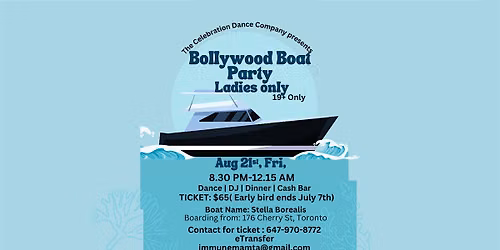FEMALE ONLY BOLLYWOOD BOAT  PARTY