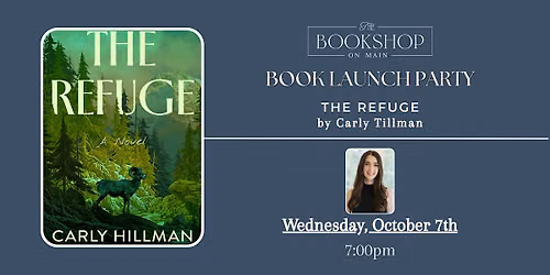 BOOK LAUNCH PARTY \u2013 THE REFUGE by Carly Hillman