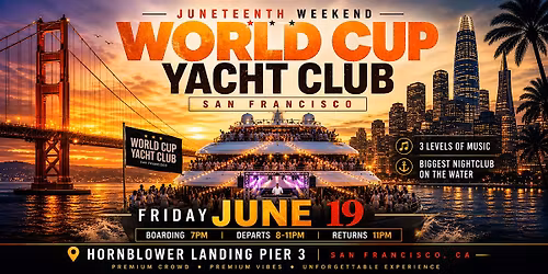 WORLD CUP  | YACHT CLUB CRUISE ON THE SF SPIRIT