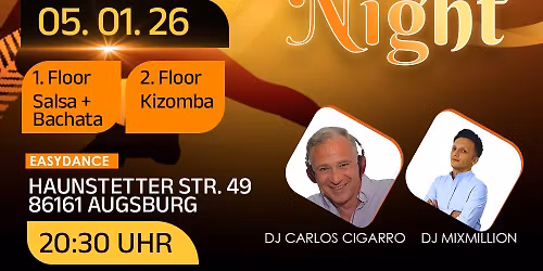 EASYDANCE HOT SALSA-BACHATA-KIZOMBA NIGHT AUF 2 AREAS