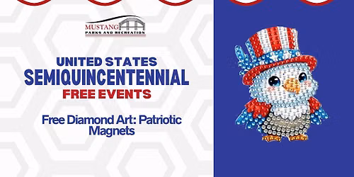 Free Diamond Art: Patriotic Magnets