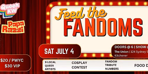 Feed the Fandoms: A Queer Charity Variety Show