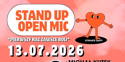 Stand-up Open Mic Pozna\u0144 | go\u015bcinnie - Micha\u0142 Kutek | 13.07.2026 | godz. 19:00