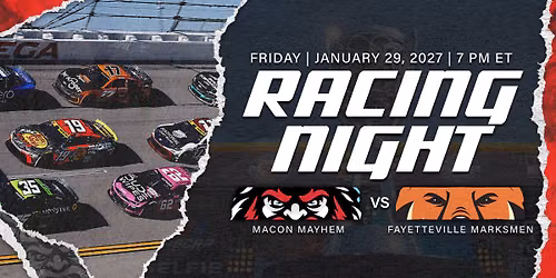Racing Night - Mayhem vs. Marksmen