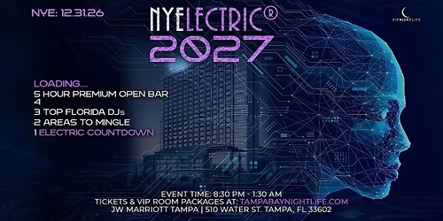 Tampa New Year's Eve Party Countdown | NYElectric\u00ae 2027