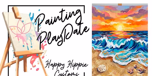 Beautiful Beach Painting PlayDate