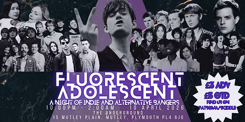 Fluorescent Adolescent - INDIE\/BRITPOP BANGERS