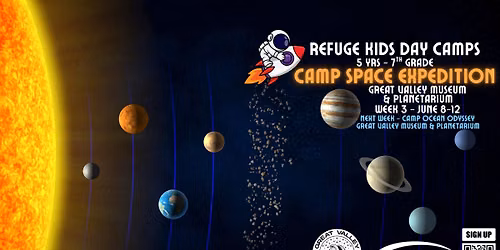 Camp Space Expedition - Refuge Kids Day Camps
