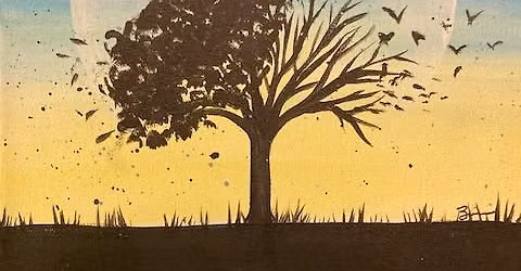 Paint Class $30 "Fly Away"
