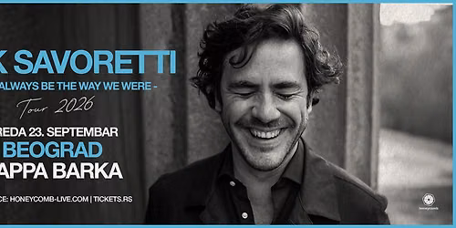 Jack Savoretti u Beogradu
