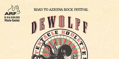 DEWOLFF + ISRAEL NASH EN MADRID (ROAD TO AZKENA ROCK FESTIVAL) 2026