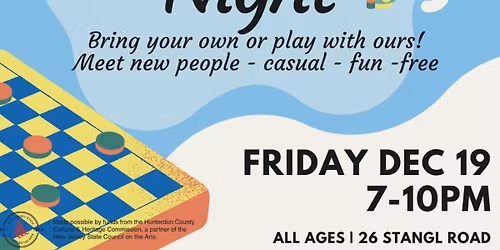 Third Friday Board Game Night!