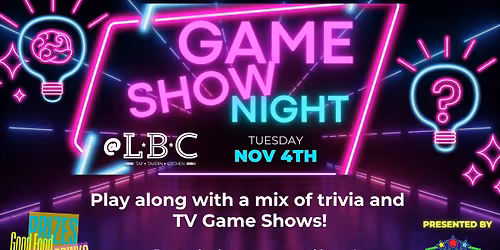 Game Show Night @ LBC!