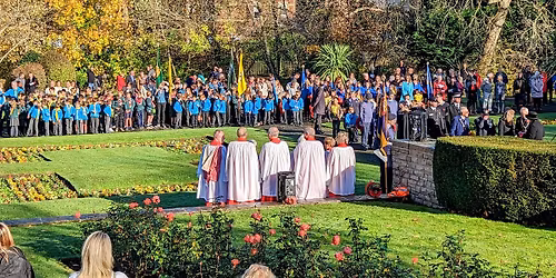 Remembrance Sunday in Wilmslow 