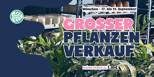 Gro\u00dfer Pflanzenverkauf - M\u00fcnchen