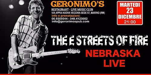 Nebraska Live @ Geronimo's Pub