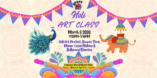 Shake it Off's Holi Art Party