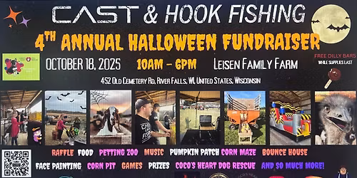 4th Annual Halloween Fundraiser for Cast & Hook Fishing