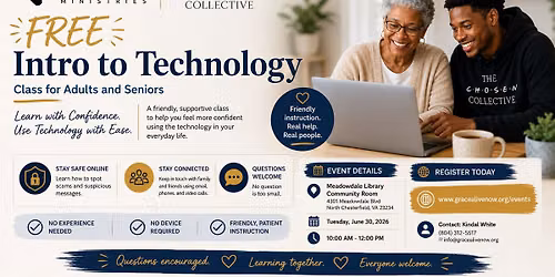Intro to Technology Class for Adults & Seniors