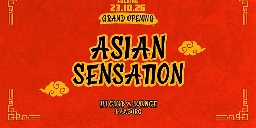 HAMBURG - Asian Sensation Party - 23. OKTOBER 2026