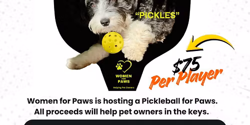 Pickleball for Paws by Women for Paws