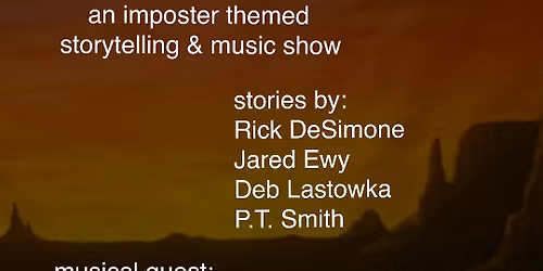 The Great Pretender - a storytelling and music show by The Cowboy Confessional 