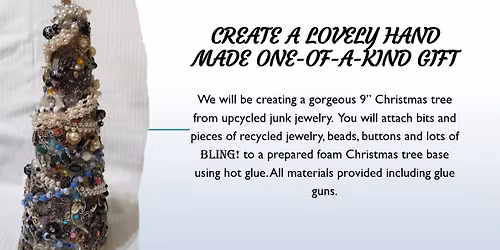 Junk Jewelry Christmas Tree Workshop