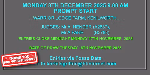 NOVICE  Novice (12) DOG STAKE ANY VARIETY HUNT POINT RETRIEVE Field Trial