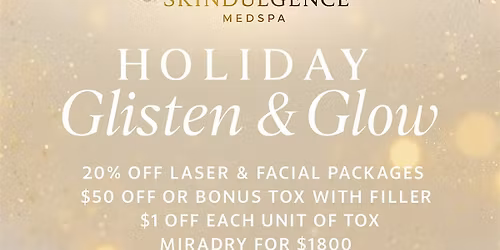 Holiday Glisten & Glow Event \u2013 Skindulgence Med Spa