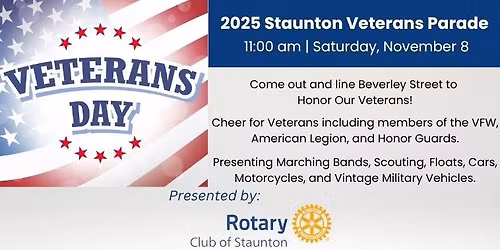 Staunton Veterans Parade
