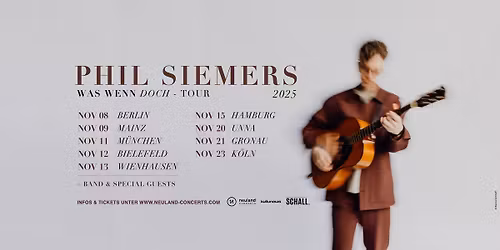 Phil Siemers \u2022 Gronau, Rock\u00b4n\u00b4Pop Museum \u2022 21.11.2025
