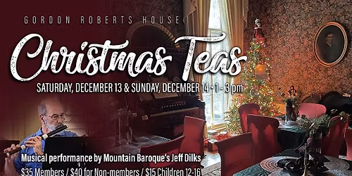 Sunday Afternoon Christmas Tea