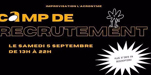 Camp de recrutement 2026-27