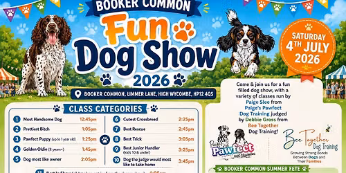 Booker Common Fete Fun Dog Show