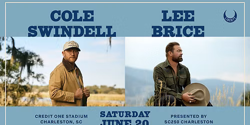Cole Swindell and Lee Brice at Credit One Stadium