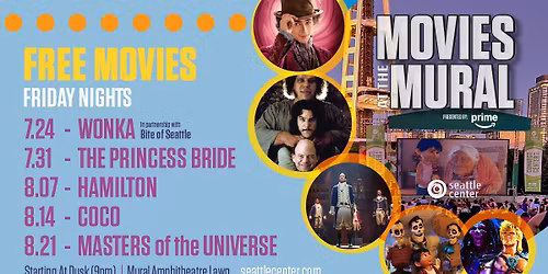 Movies at the Mural: Hamilton Presented by Prime Video 