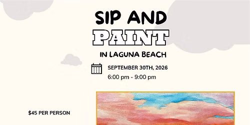 Sunset Cactus Paint and Sip Laguna Beach