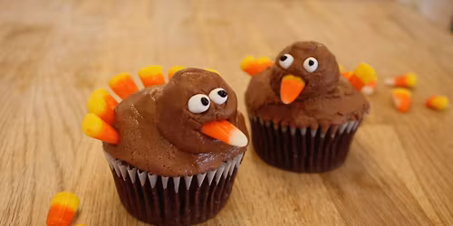 Turkey Cupcakes Class (Ages 2-8 w\/ Caregiver)