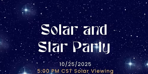 Free Public Star Party  - Warner Special Event field