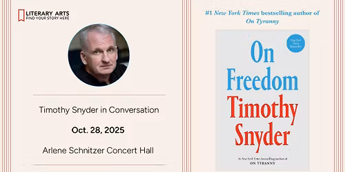 Timothy Snyder in Conversation
