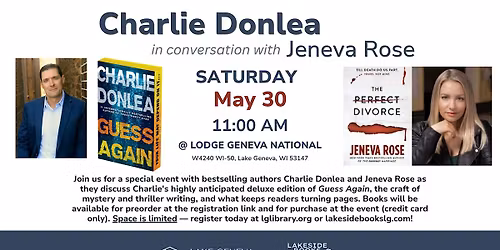 Charlie Donlea in Conversation with Jeneva Rose